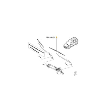 Stergator parbriz 550 mm stanga Renault 288954625R