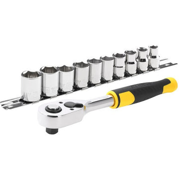 Set de clicheți și chei tubulare STANLEY® 3/8 in., 72 de dinți, 11 buc. STMT826700