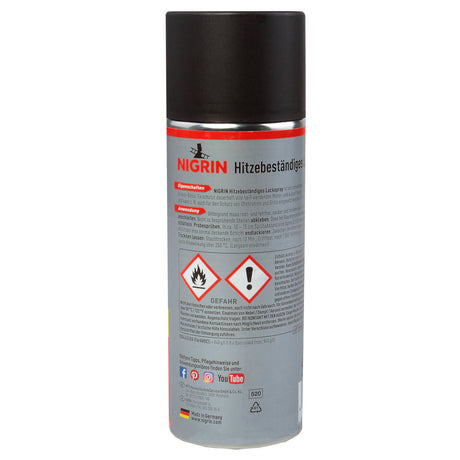 NIGRIN Spray vopsea pt suprafete fierbinti pana la 600 grade, 400ml 12132556 – imagine 2