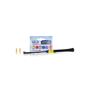 Antena auto exterior neagra 23CM cu 2 adaptoare (5-6MM) Alca 537200