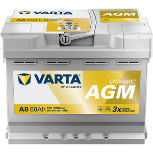 Acumulator Varta Silver Dynamic AGM 60 Ah 680A [Start-Stop] 560901068K262
