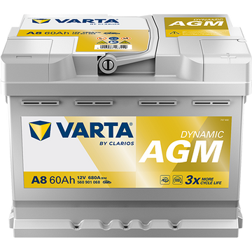 Acumulator Varta Silver Dynamic AGM 60 Ah 680A [Start-Stop] 560901068K262
