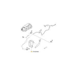 Vas spalator megane ii/scenic ii Renault 7701207665