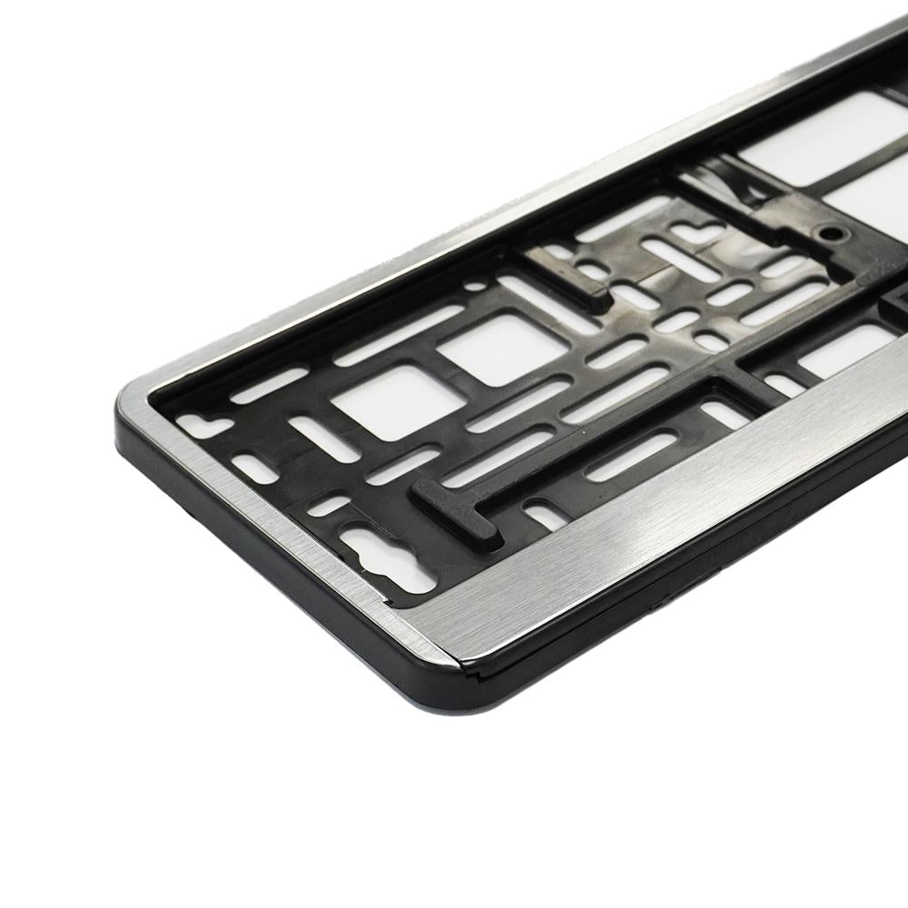 Suport numar inmatriculare Mega Drive chrome brush 1 buc 45186
