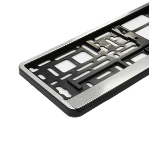 Suport numar inmatriculare Mega Drive chrome brush 1 buc 45186