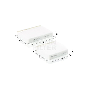 Set filtre habitaclu Mann-filter CU 21 000-2