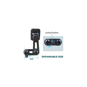 Suport telefon magnetic auto cu fixare in grila de ventilatie si brat reglabil Mega Drive 02812