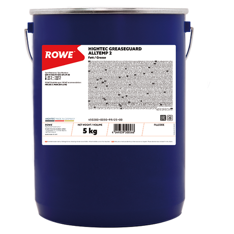 Vaselina rowe hightec greaseguard alltemp 2 - 5kg 50200005099