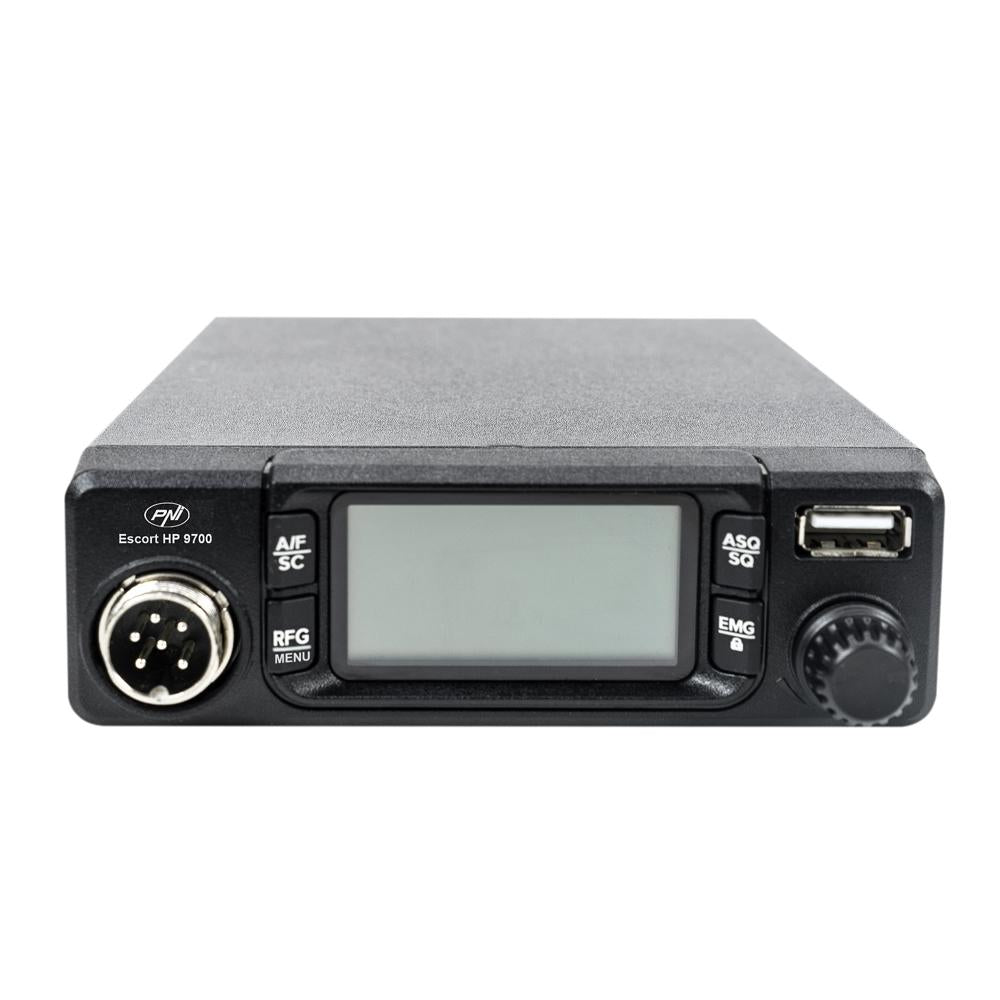 Statie radio cb Pni escort HP 9700 12/24V, USB, anc, asq, mufa de bricheta inclusa PNI-HP9700USB