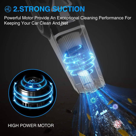 Aspirator auto multifuncțional, 4în1, 120 W, 12V Nigrin 12179380 – imagine 4