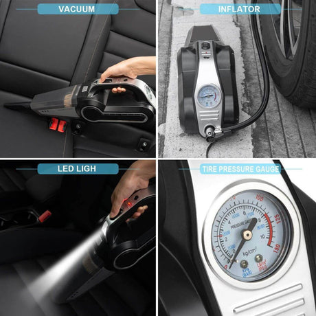 Aspirator auto multifuncțional, 4în1, 120 W, 12V Nigrin 12179380 – imagine 6