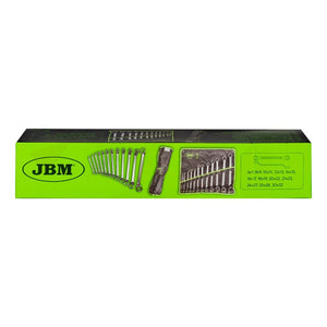 Set de 12 chei inelare cu cot 12 fete Jbm 54119