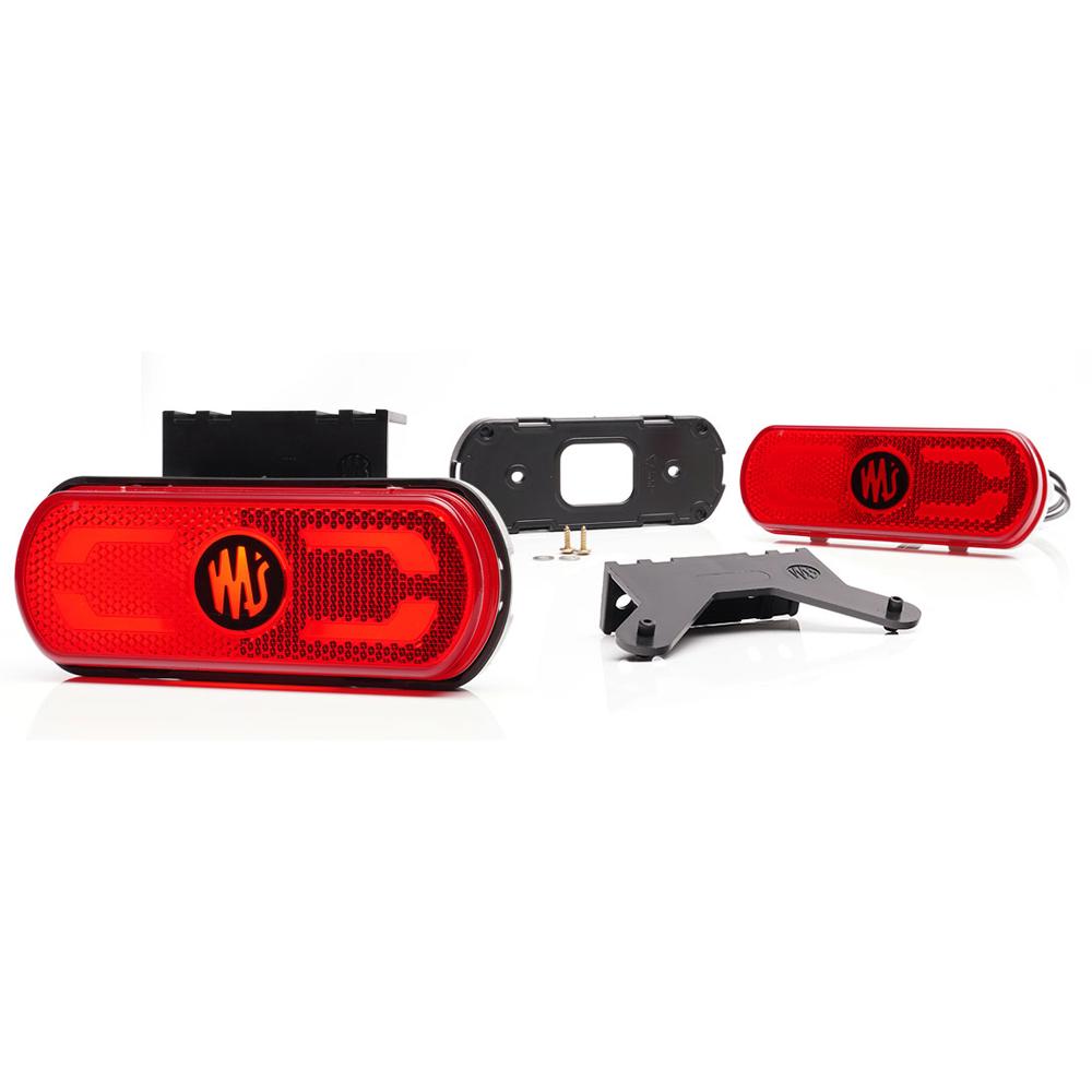 Lampa gabarit LED 1599 W240, 12V-24V, pozitie rosu Was