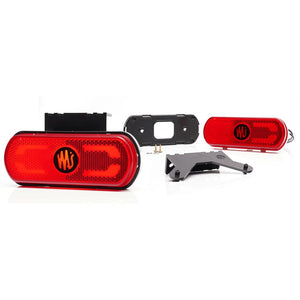 Lampa gabarit LED 1599 W240, 12V-24V, pozitie rosu Was
