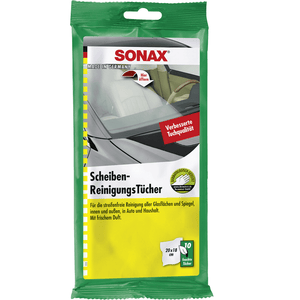 SONAX Servețele umede pentru suprafețe din sticlă, cod 415000