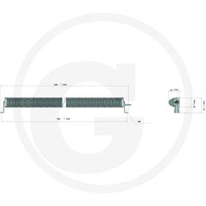 Dimensiuni bara luminoasa LED GRANIT 7070010201