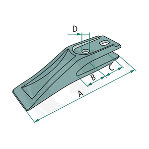 Schita dimensiuni Dinte pentru furca GRANIT 50915Z30030