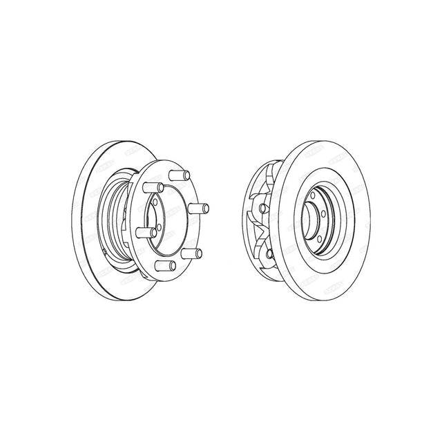Disc frana fata Beral BCR139A