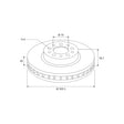 Disc frana Valeo 672502