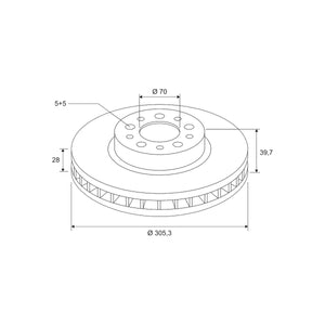 Disc frana Valeo 672502