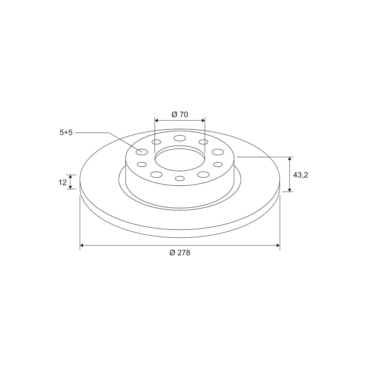 Disc frana Valeo 672503