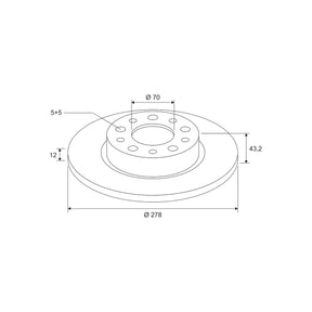 Disc frana Valeo 672503