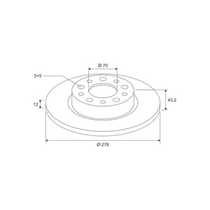 Disc frana Valeo 672503