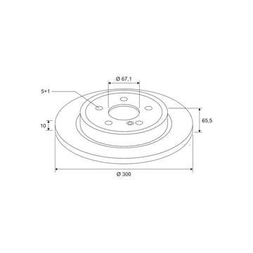 Disc frana Valeo 672526