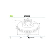 Disc frana Valeo 672536