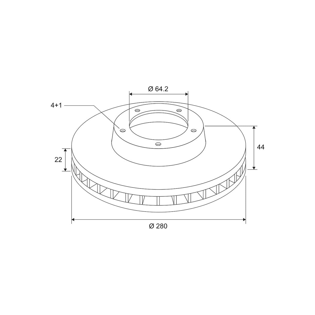 Disc frana Valeo 672536 – imagine 3