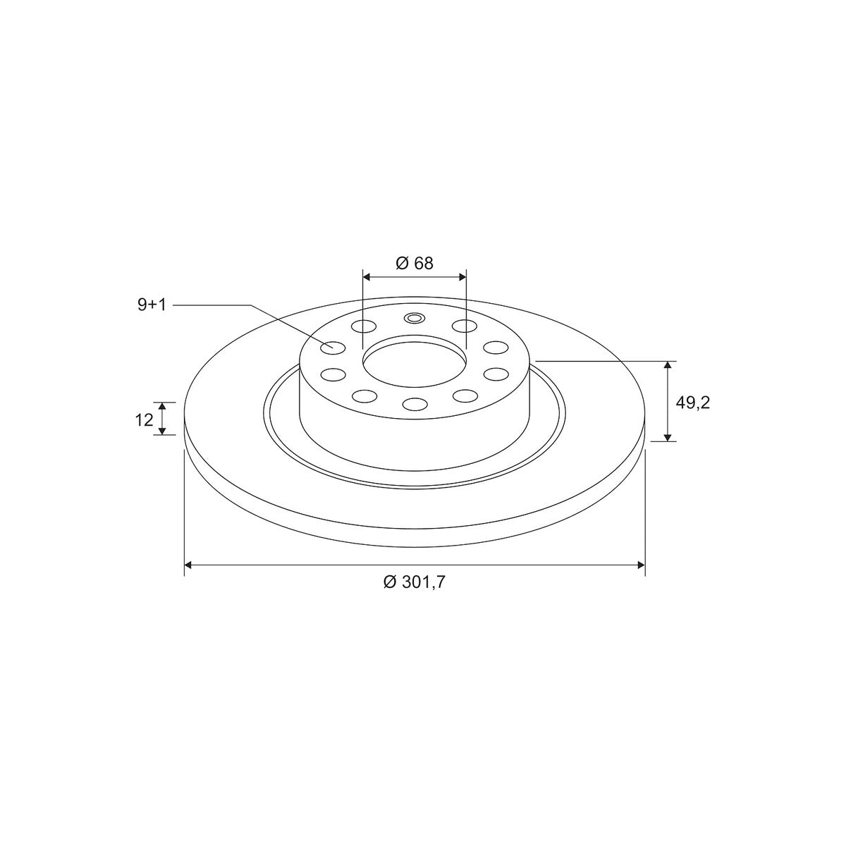 Disc frana Valeo 672542 – imagine 3