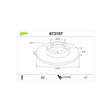 Disc frana Valeo 673157
