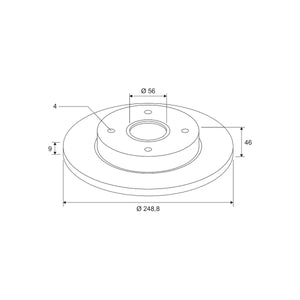 Disc frana Valeo 675412 – imagine 3