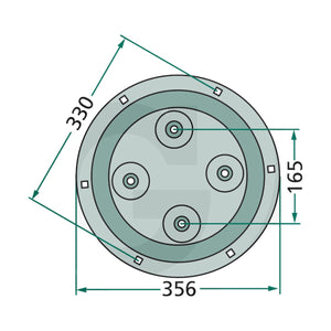 Schita dimensiuni Discuri pentru Fella GRANIT 647140177F