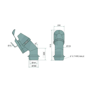 Schita dimensiuni Distribuitor de precizie cu piesa tata GRANIT 4050222017