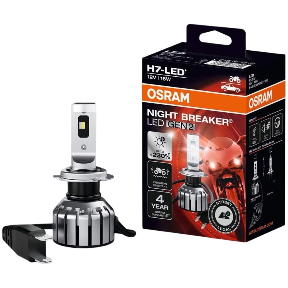 LED moto night breaker LED Smart H4 Osram Ams-osram 64193DWNBSM-1HB