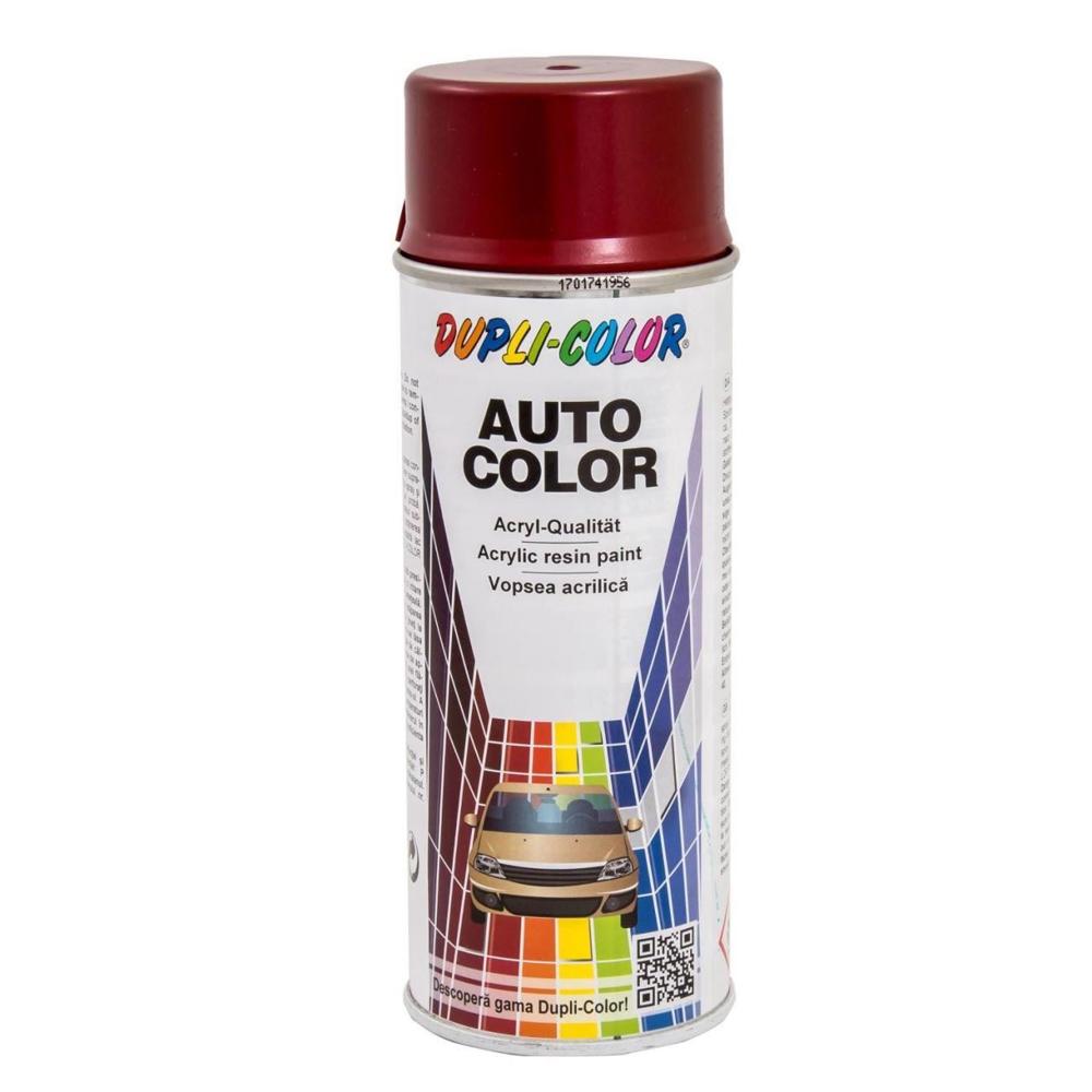 Vopsea spray auto Dacia rosu toreador metalizata dupli-color 350130