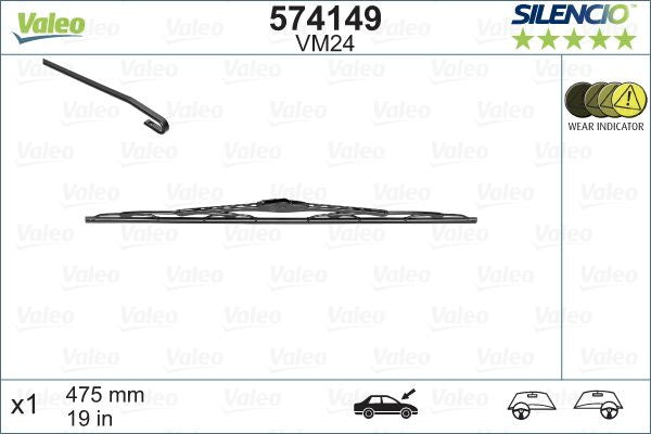 Stergator Valeo Silencio Performance 475mm 574149