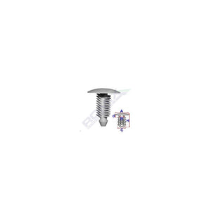Clips de tavan pentru Fiat set 10 buc Romix C60359