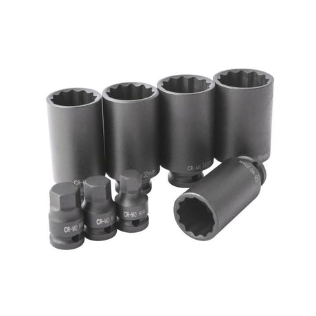 Set birți si tubulare de impact 1/2" (8 bucăți) Clas OM7069