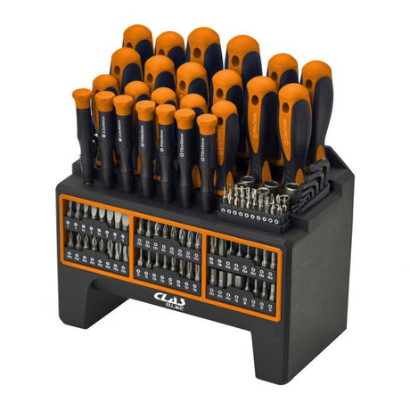 Set șurubelniță + bituri (114 bucăți) Clas OS1030BL