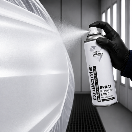Spray vopsea alb RAL 9003 clasic mat auto 400 ml