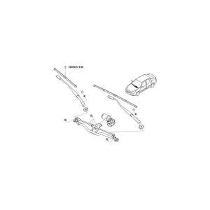 Stergator parbriz dr. 400 mm Renault 288903211R