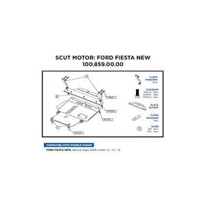 Scut motor Ford fiesta new 2008- Asam Automotive 100.859.00.00