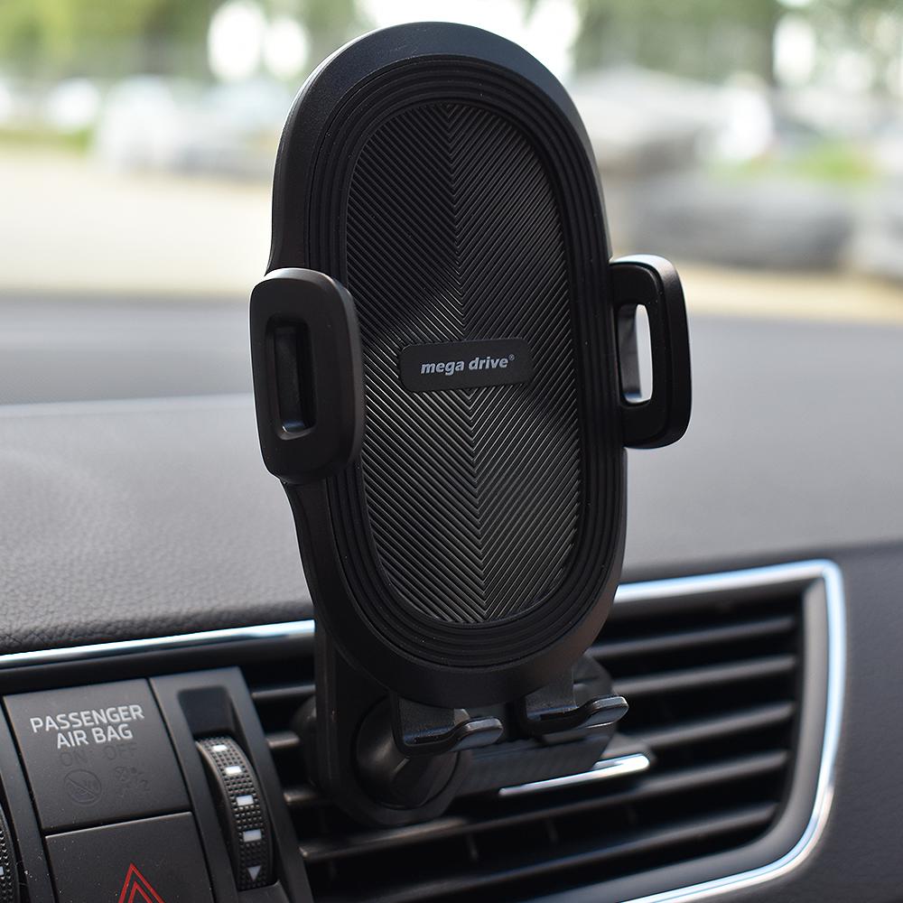 Suport telefon auto extensibil 55-105MM cu prindere in grila de ventilatie Mega Drive 02806