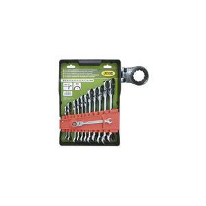 Set de 12 chei combinate flexibile cu clichet Jbm 51318