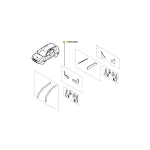 Aparatori noroi fata Renault 638537420R