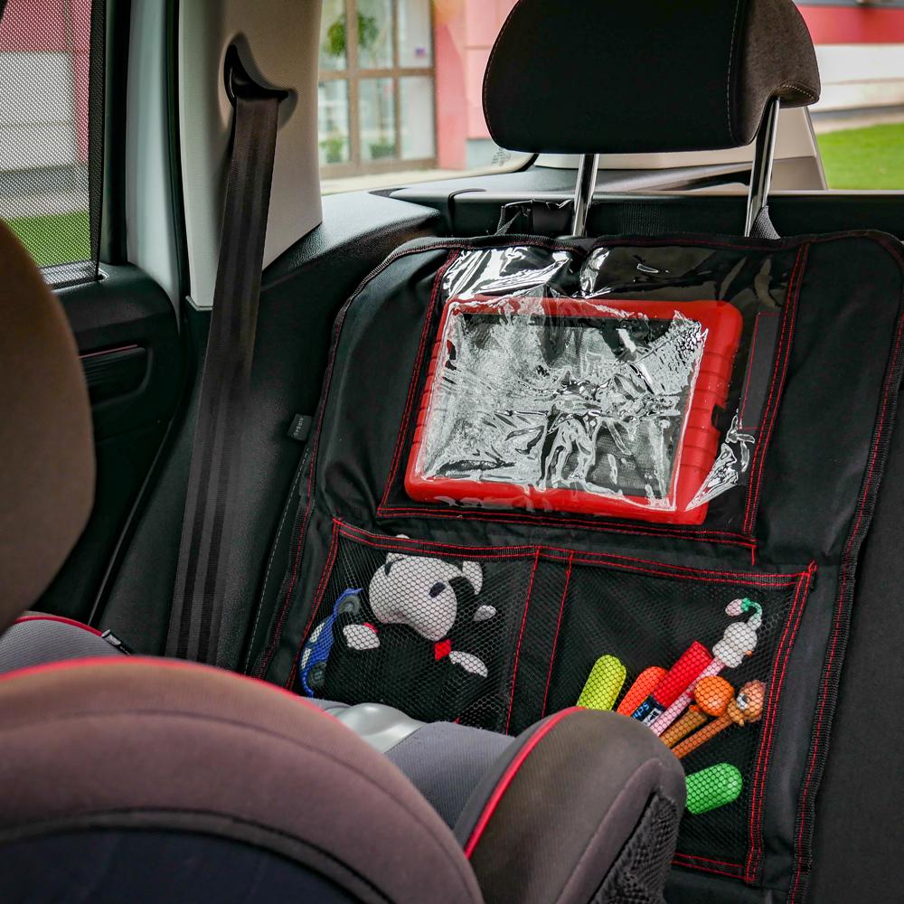 Husa protectie pentru scaun auto copii cu buzunar tableta Mega Drive 24306