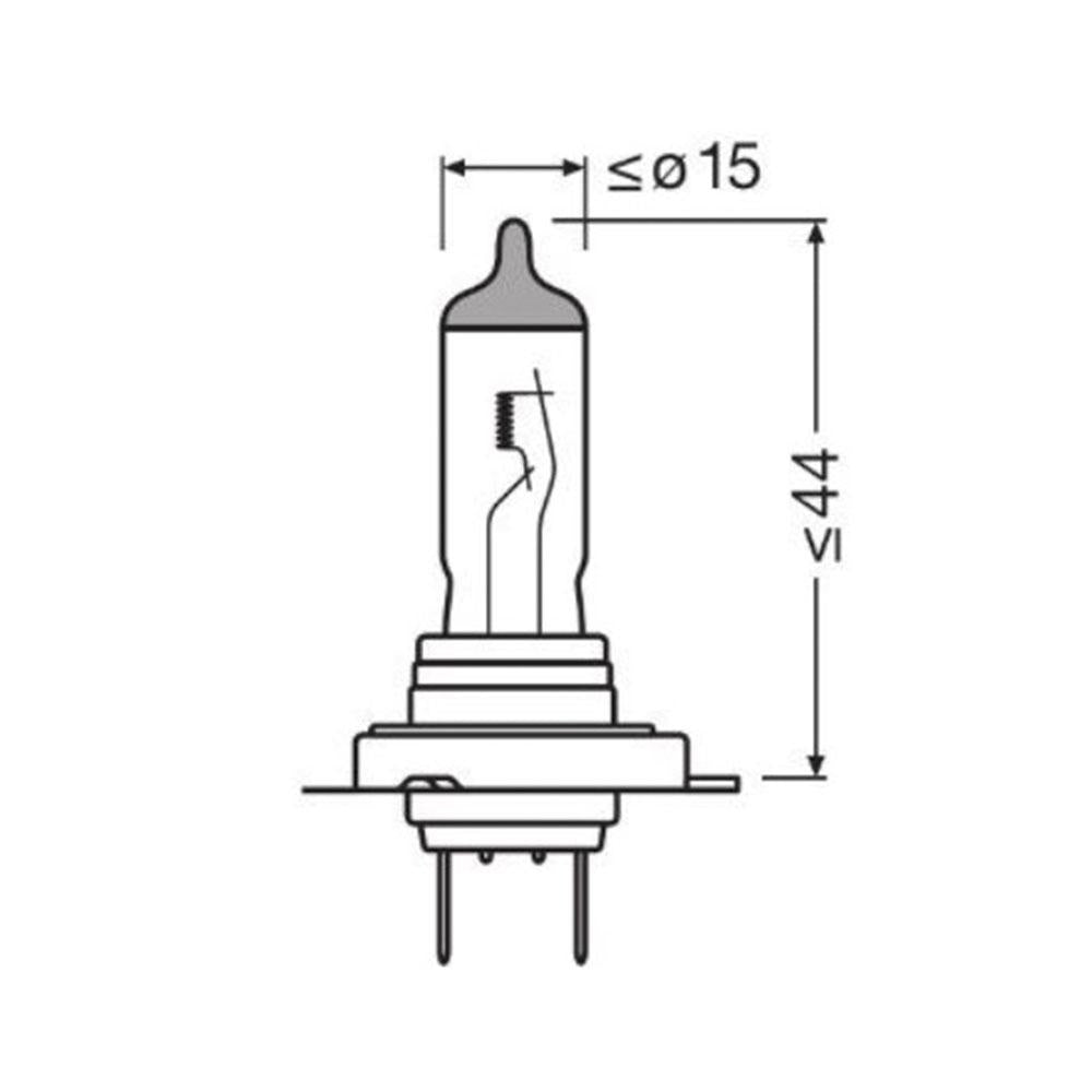 Bec 12V H7 55 W night breaker +220% Osram Ams-osram 64210NB220