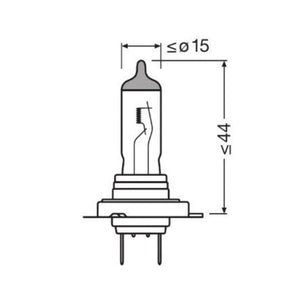 Bec 12V H7 55 W night breaker +220% Osram Ams-osram 64210NB220